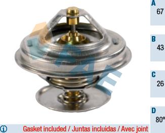 FAE 5300280 - Thermostat d'eau cwaw.fr