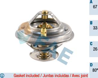 FAE 5307280 - Thermostat d'eau cwaw.fr