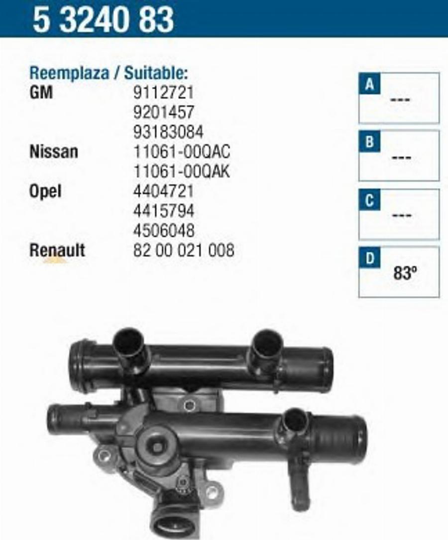 FAE 5324083 - Thermostat d'eau cwaw.fr