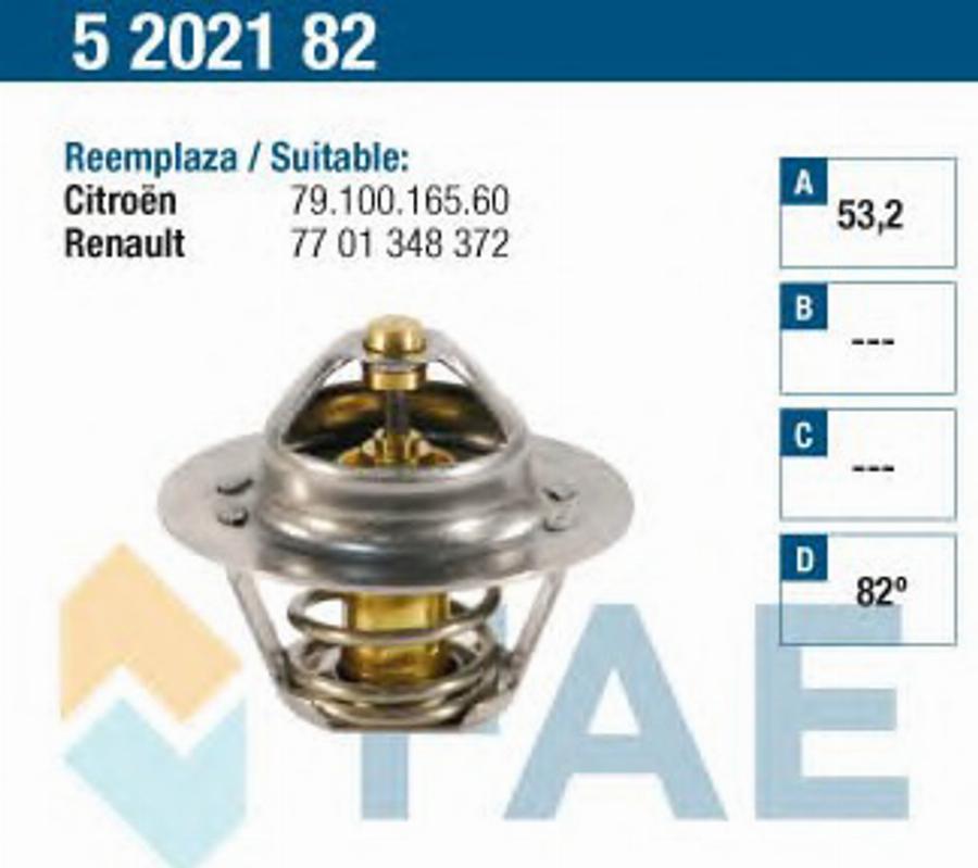 FAE 5202182 - Thermostat d'eau cwaw.fr