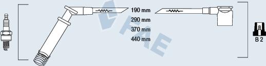 FAE 85100 - Kit de câbles d'allumage cwaw.fr