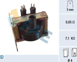 FAE 80430 - Bobine d'allumage cwaw.fr