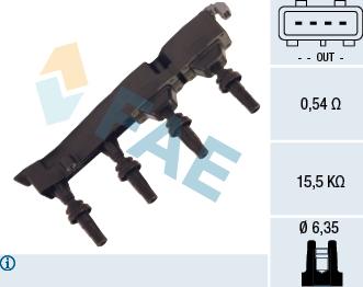 FAE 80235 - Bobine d'allumage cwaw.fr