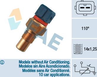 FAE 34090 - Sonde de température, liquide de refroidissement cwaw.fr