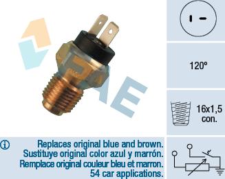 FAE 34060 - Sonde de température, liquide de refroidissement cwaw.fr