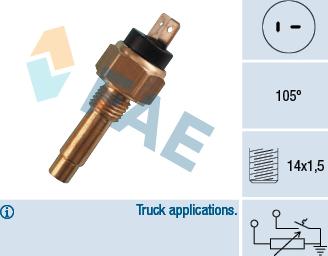 FAE 34200 - Sonde de température, liquide de refroidissement cwaw.fr