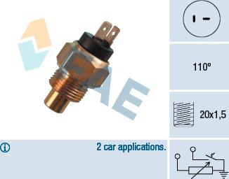 FAE 34270 - Sonde de température, liquide de refroidissement cwaw.fr