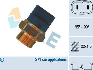 FAE 36370 - Interrupteur de température, ventilateur de radiateur cwaw.fr