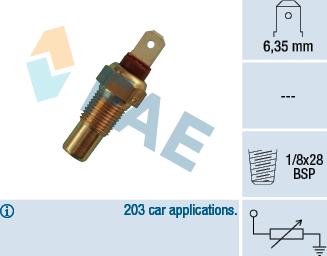 FAE 31570 - Sonde de température, liquide de refroidissement cwaw.fr