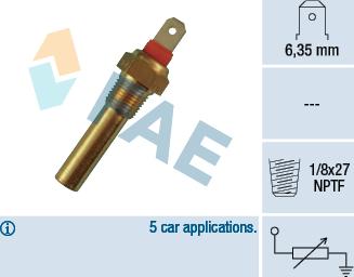 FAE 31640 - Sonde de température, liquide de refroidissement cwaw.fr