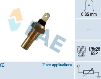 FAE 31670 - Sonde de température, liquide de refroidissement cwaw.fr