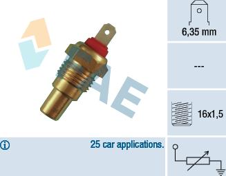 FAE 31330 - Sonde de température, liquide de refroidissement cwaw.fr