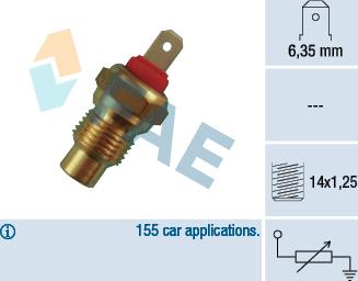 FAE 31370 - Sonde de température, liquide de refroidissement cwaw.fr