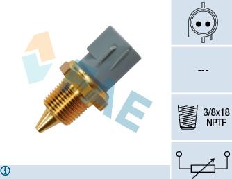 FAE 33430 - Sonde de température, liquide de refroidissement cwaw.fr