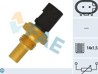 FAE 33035 - Sonde de température, liquide de refroidissement cwaw.fr