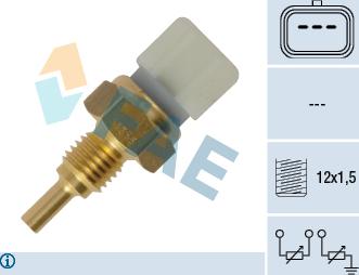 FAE 33356 - Sonde de température, liquide de refroidissement cwaw.fr