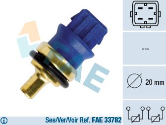 FAE 33780 - Sonde de température, liquide de refroidissement cwaw.fr