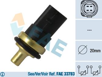 FAE 33781 - Sonde de température, liquide de refroidissement cwaw.fr