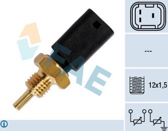 FAE 33724 - Sonde de température, liquide de refroidissement cwaw.fr