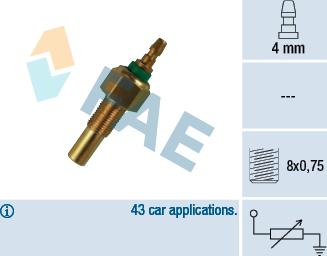 FAE 32170 - Sonde de température, liquide de refroidissement cwaw.fr