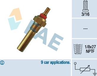 FAE 32300 - Sonde de température, liquide de refroidissement cwaw.fr