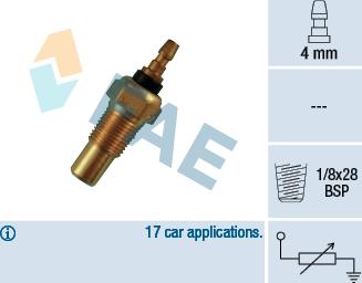 FAE 32310 - Sonde de température, liquide de refroidissement cwaw.fr