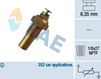 FAE 32230 - Sonde de température, liquide de refroidissement cwaw.fr