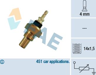 FAE 32220 - Sonde de température, liquide de refroidissement cwaw.fr