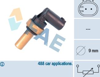 FAE 32710 - Sonde de température, liquide de refroidissement cwaw.fr