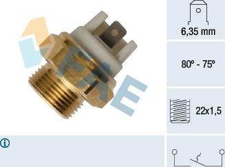 FAE 37352 - Interrupteur de température, ventilateur de radiateur cwaw.fr