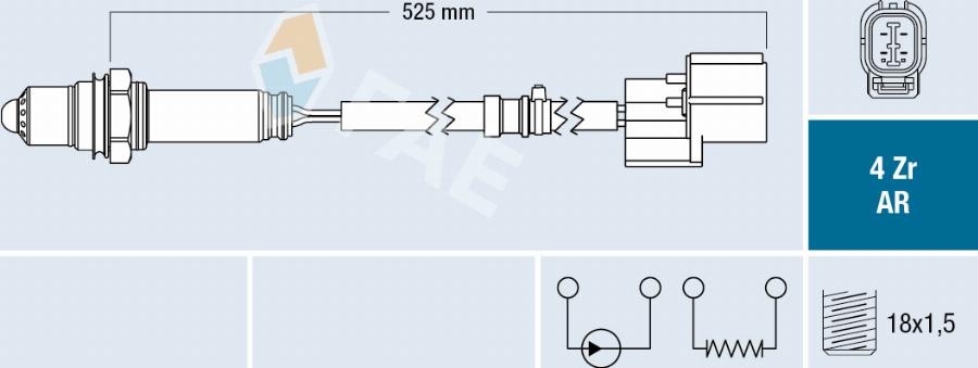 FAE 75699 - Sonde lambda cwaw.fr