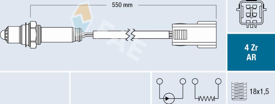 FAE 75698 - Sonde lambda cwaw.fr