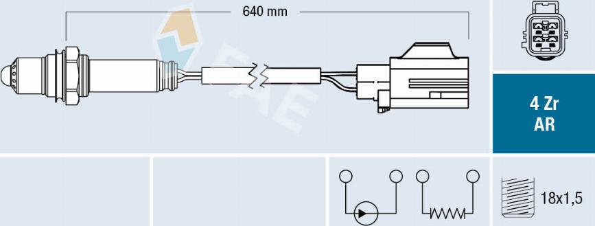 FAE 75692 - Sonde lambda cwaw.fr