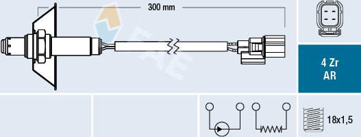 FAE 75608 - Sonde lambda cwaw.fr