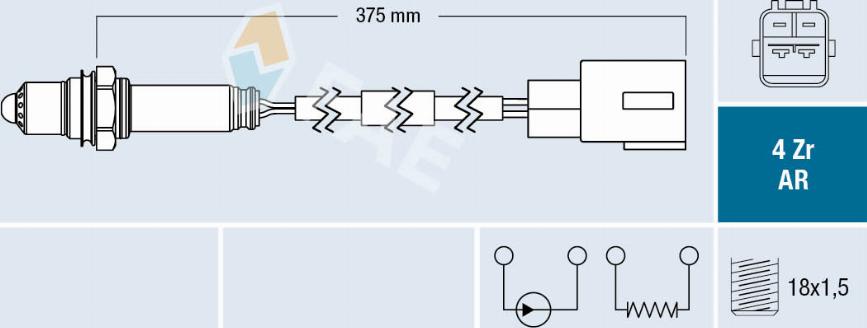 FAE 75685 - Sonde lambda cwaw.fr