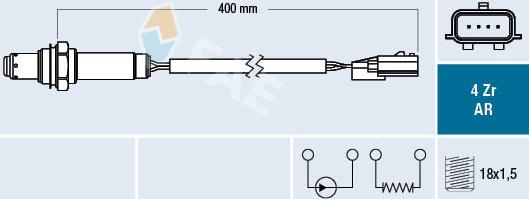 FAE 75634 - Sonde lambda cwaw.fr