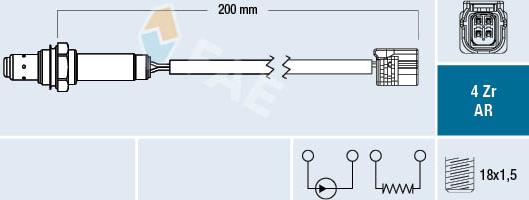 FAE 75632 - Sonde lambda cwaw.fr