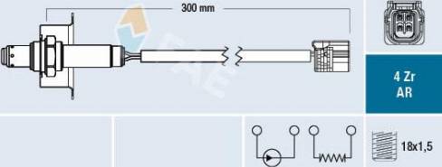 FAE 75623 - Sonde lambda cwaw.fr