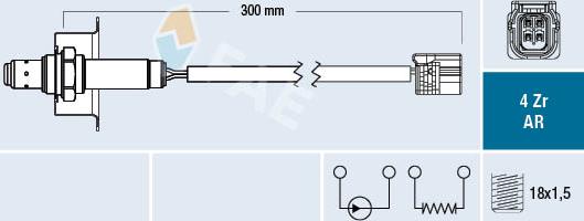 FAE 75622 - Sonde lambda cwaw.fr