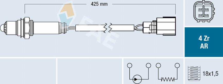 FAE 75670 - Sonde lambda cwaw.fr