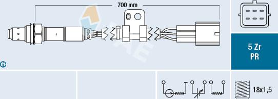 FAE 75090 - Sonde lambda cwaw.fr