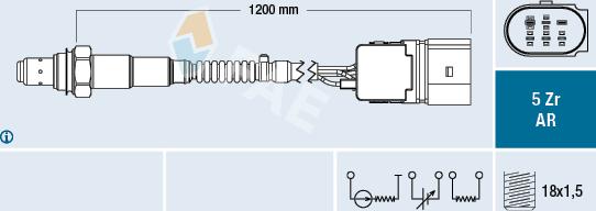 FAE 75097 - Sonde lambda cwaw.fr