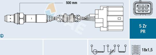 FAE 75049 - Sonde lambda cwaw.fr