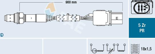 FAE 75040 - Sonde lambda cwaw.fr