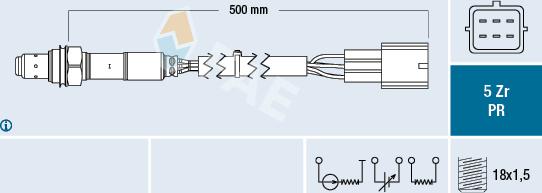 FAE 75041 - Sonde lambda cwaw.fr