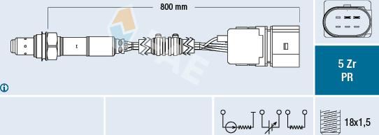 FAE 75039 - Sonde lambda cwaw.fr