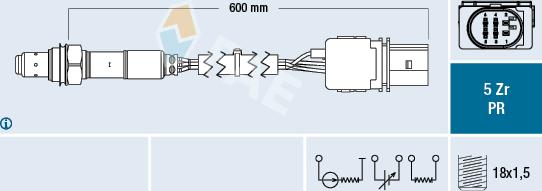 FAE 75030 - Sonde lambda cwaw.fr