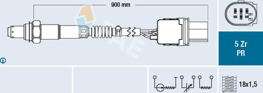 FAE 75079 - Sonde lambda cwaw.fr