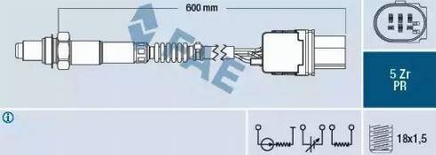 FAE 75073 - Sonde lambda cwaw.fr