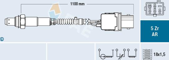 FAE 75140 - Sonde lambda cwaw.fr